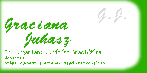 graciana juhasz business card